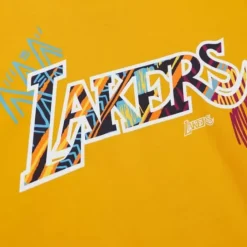 Mitchell & Ness Hoodies & Sweatshirts-Game Day Pattern Pullover Hoodie Los Angeles Lakers