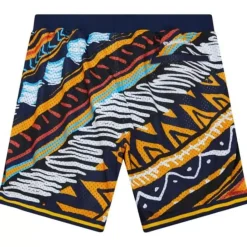Mitchell & Ness Shorts-Game Day Pattern Short Golden State Warriors