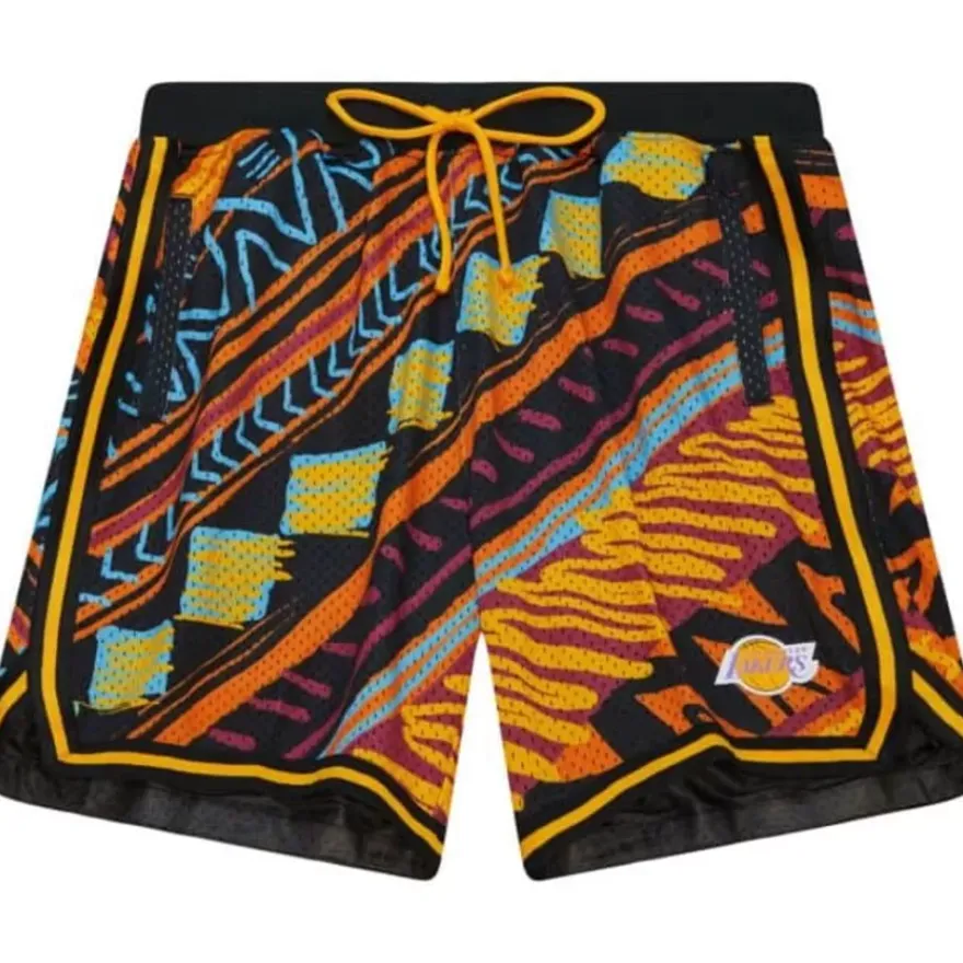 Mitchell & Ness Shorts-Game Day Pattern Short Los Angeles Lakers