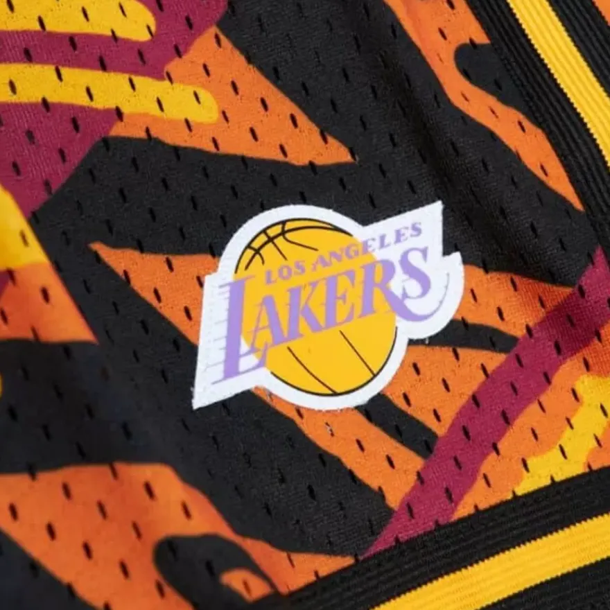 Mitchell & Ness Shorts-Game Day Pattern Short Los Angeles Lakers