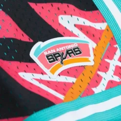 Mitchell & Ness Shorts-Game Day Pattern Short San Antonio Spurs