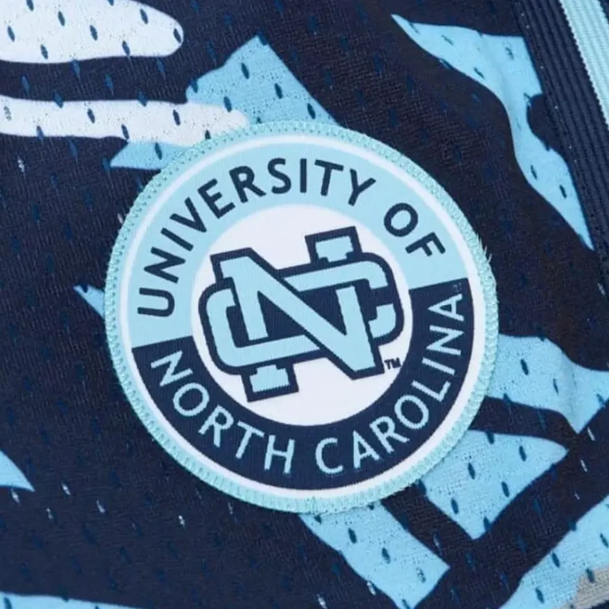 Mitchell & Ness Shorts-Game Day Pattern Short University Of North Carolina