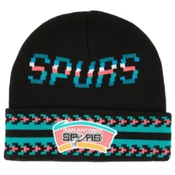 Mitchell & Ness Knit-Game On Knit Hwc San Antonio Spurs