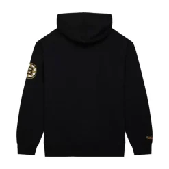 Mitchell & Ness Hoodies & Sweatshirts-Game Time Fleece Hoodie Current Logo Boston Bruins