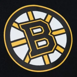 Mitchell & Ness Hoodies & Sweatshirts-Game Time Fleece Hoodie Current Logo Boston Bruins