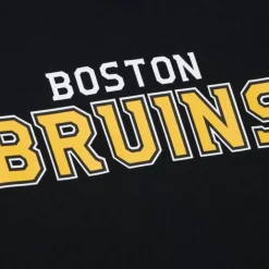 Mitchell & Ness Hoodies & Sweatshirts-Game Time Fleece Hoodie Current Logo Boston Bruins