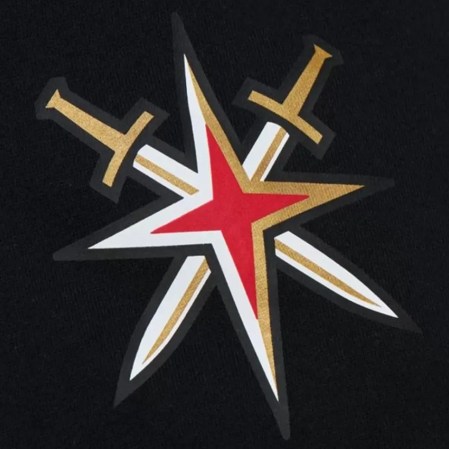 Mitchell & Ness Hoodies & Sweatshirts-Game Time Fleece Hoodie Current Logo Vegas Golden Knights