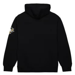 Mitchell & Ness Hoodies & Sweatshirts-Game Time Fleece Hoodie Current Logo Pittsburgh Penguins