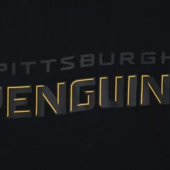 Mitchell & Ness Hoodies & Sweatshirts-Game Time Fleece Hoodie Current Logo Pittsburgh Penguins