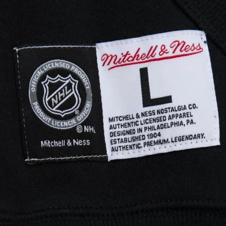 Mitchell & Ness Hoodies & Sweatshirts-Game Time Fleece Hoodie Current Logo Pittsburgh Penguins