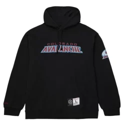 Mitchell & Ness Hoodies & Sweatshirts-Game Time Fleece Hoodie Current Logo Colorado Avalanche