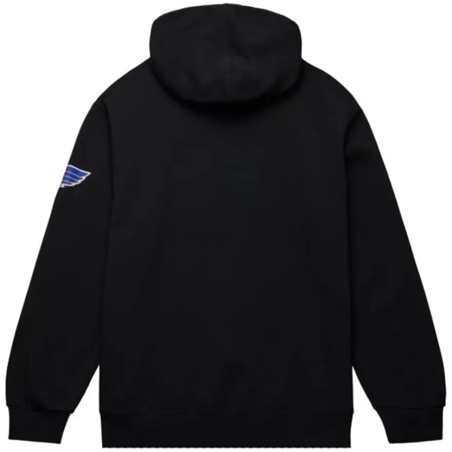 Mitchell & Ness Hoodies & Sweatshirts-Game Time Fleece Hoodie Current Logo St. Louis Blues