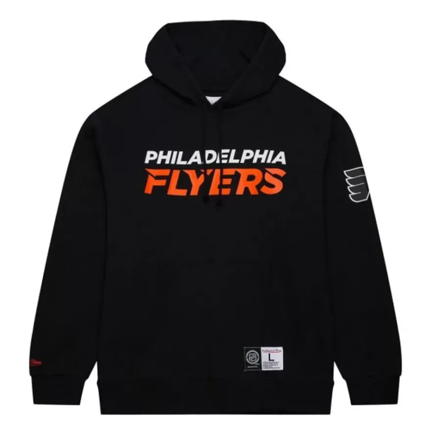 Mitchell & Ness Hoodies & Sweatshirts-Game Time Fleece Hoodie Current Logo Philadelphia Flyers