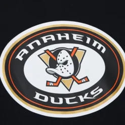 Mitchell & Ness Hoodies & Sweatshirts-Game Time Fleece Hoodie Current Logo Anaheim Ducks