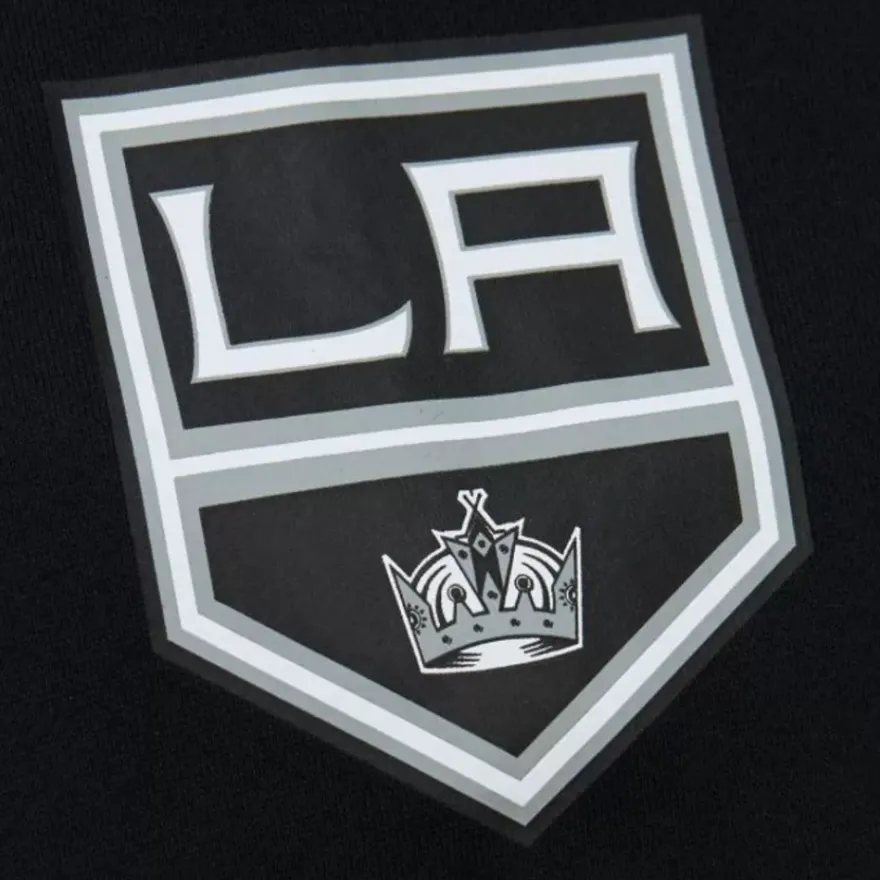 Mitchell & Ness Hoodies & Sweatshirts-Game Time Fleece Hoodie Current Logo Los Angeles Kings