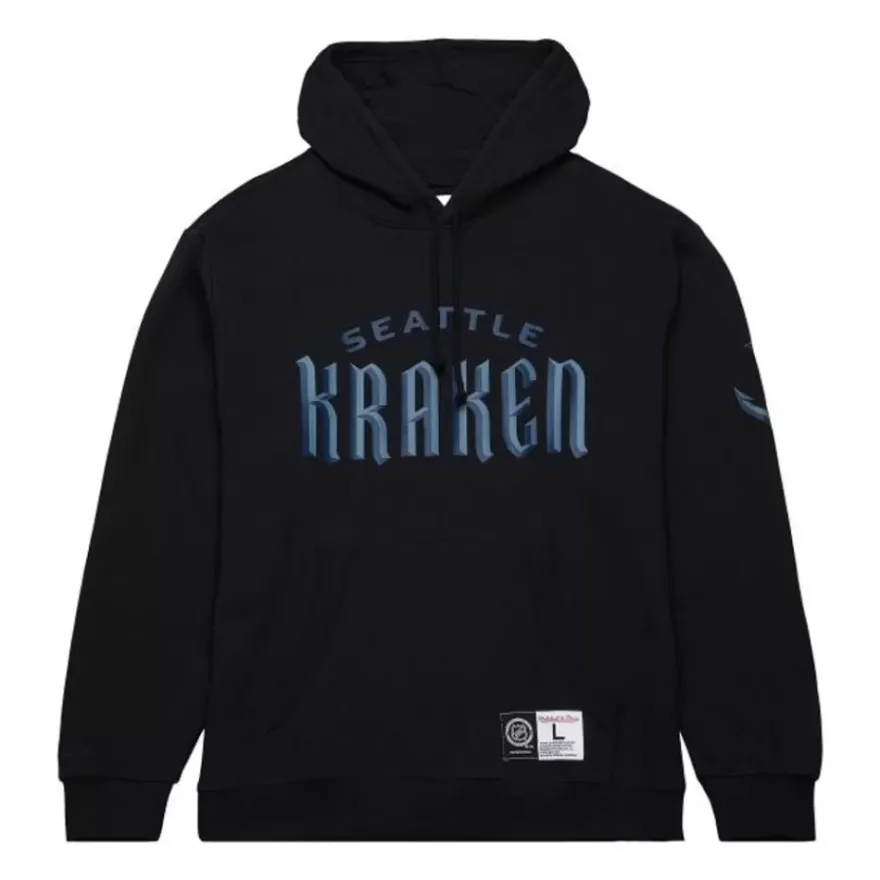 Mitchell & Ness Hoodies & Sweatshirts-Game Time Fleece Hoodie Current Logo Seattle Kraken