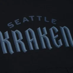 Mitchell & Ness Hoodies & Sweatshirts-Game Time Fleece Hoodie Current Logo Seattle Kraken