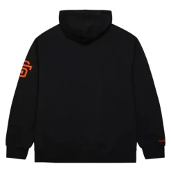 Mitchell & Ness Hoodies & Sweatshirts-Game Time Fleece Hoodie Vintage Logo San Francisco Giants