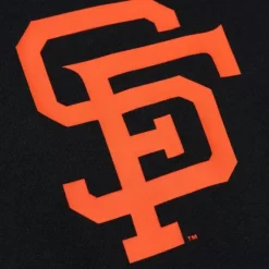 Mitchell & Ness Hoodies & Sweatshirts-Game Time Fleece Hoodie Vintage Logo San Francisco Giants