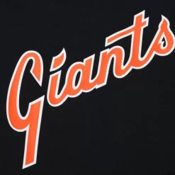 Mitchell & Ness Hoodies & Sweatshirts-Game Time Fleece Hoodie Vintage Logo San Francisco Giants