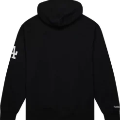 Mitchell & Ness Hoodies & Sweatshirts-Game Time Fleece Hoodie Vintage Logo Los Angeles Dodgers