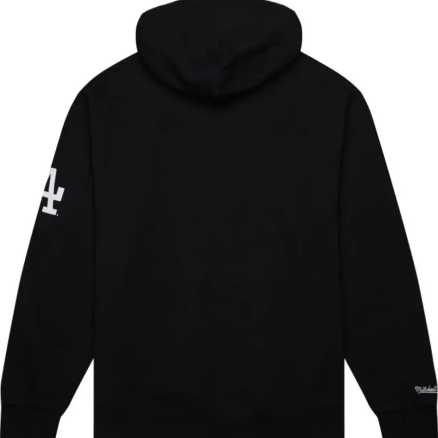 Mitchell & Ness Hoodies & Sweatshirts-Game Time Fleece Hoodie Vintage Logo Los Angeles Dodgers