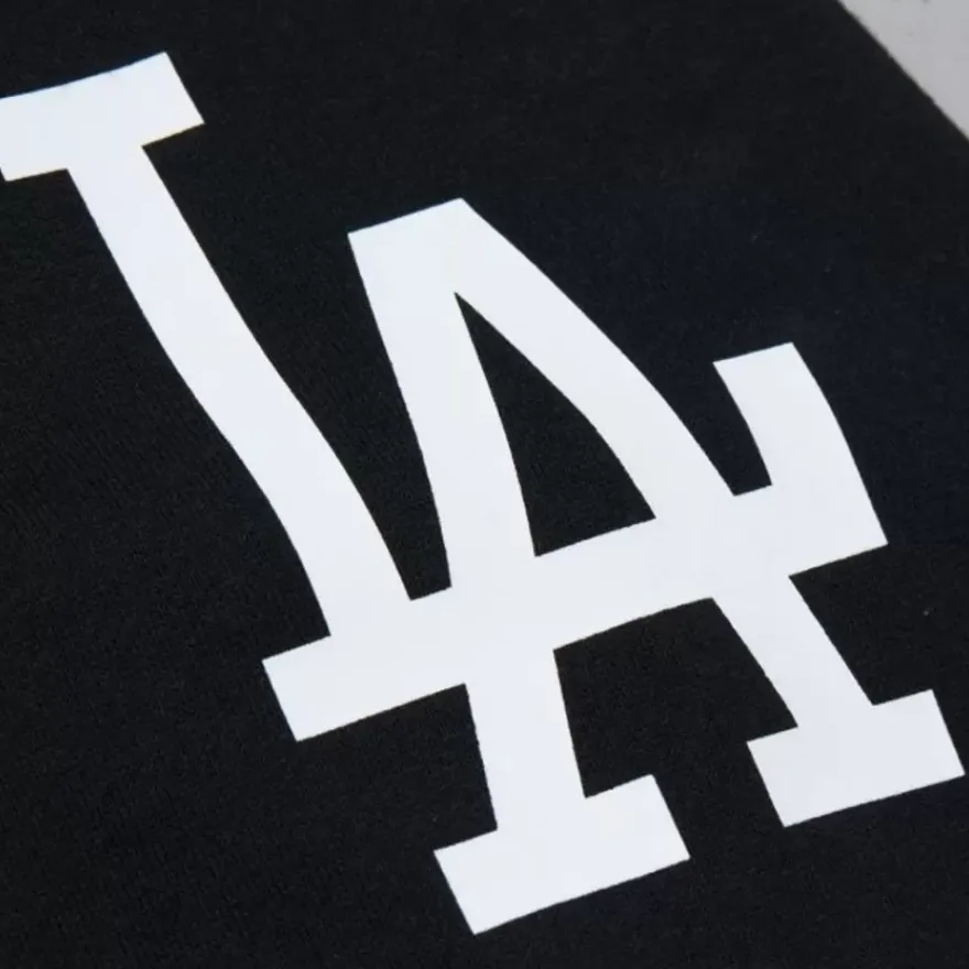 Mitchell & Ness Hoodies & Sweatshirts-Game Time Fleece Hoodie Vintage Logo Los Angeles Dodgers
