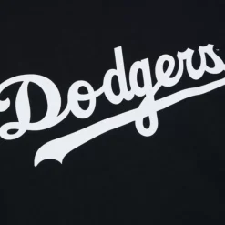 Mitchell & Ness Hoodies & Sweatshirts-Game Time Fleece Hoodie Vintage Logo Los Angeles Dodgers