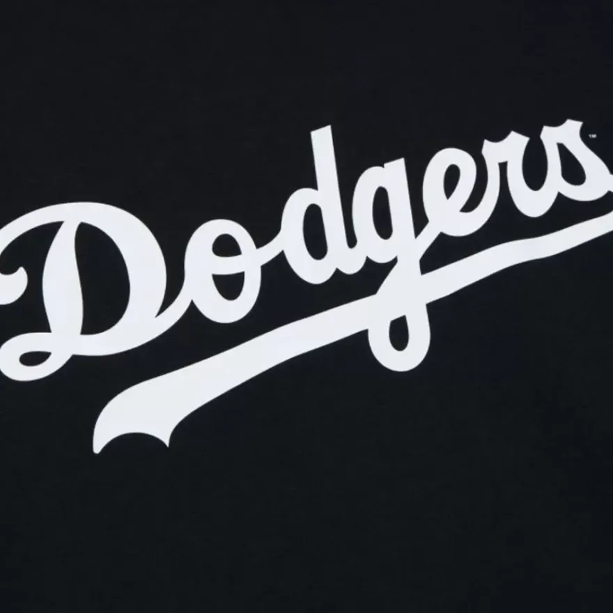 Mitchell & Ness Hoodies & Sweatshirts-Game Time Fleece Hoodie Vintage Logo Los Angeles Dodgers