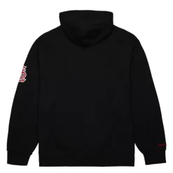 Mitchell & Ness Hoodies & Sweatshirts-Game Time Fleece Hoodie Vintage Logo St. Louis Cardinals