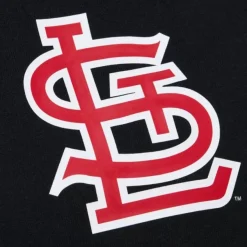 Mitchell & Ness Hoodies & Sweatshirts-Game Time Fleece Hoodie Vintage Logo St. Louis Cardinals