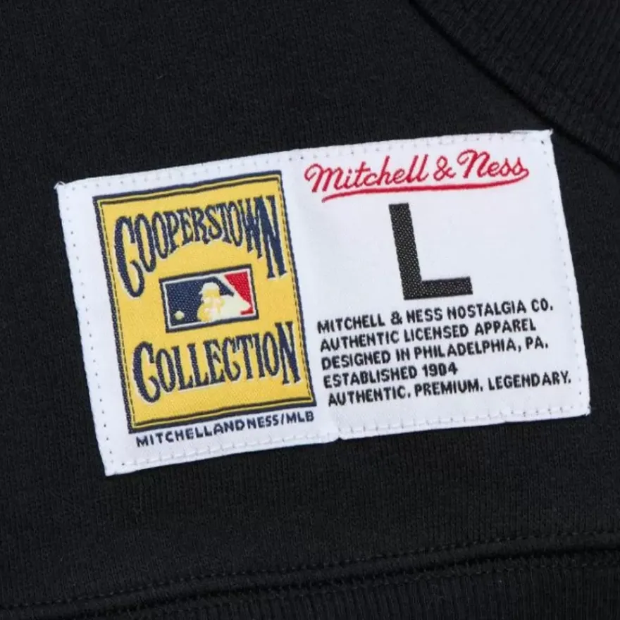 Mitchell & Ness Hoodies & Sweatshirts-Game Time Fleece Hoodie Vintage Logo San Diego Padres