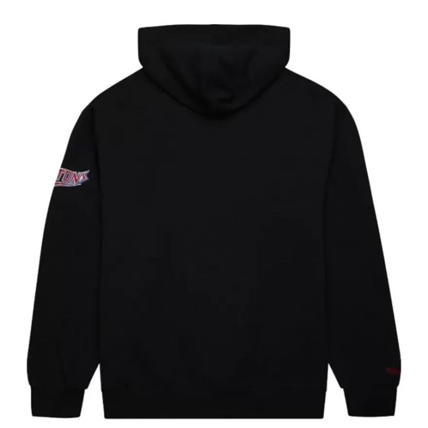 Mitchell & Ness Hoodies & Sweatshirts-Game Time Fleece Hoodie Vintage Logo Detroit Pistons