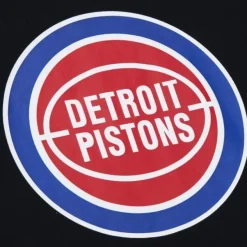 Mitchell & Ness Hoodies & Sweatshirts-Game Time Fleece Hoodie Vintage Logo Detroit Pistons