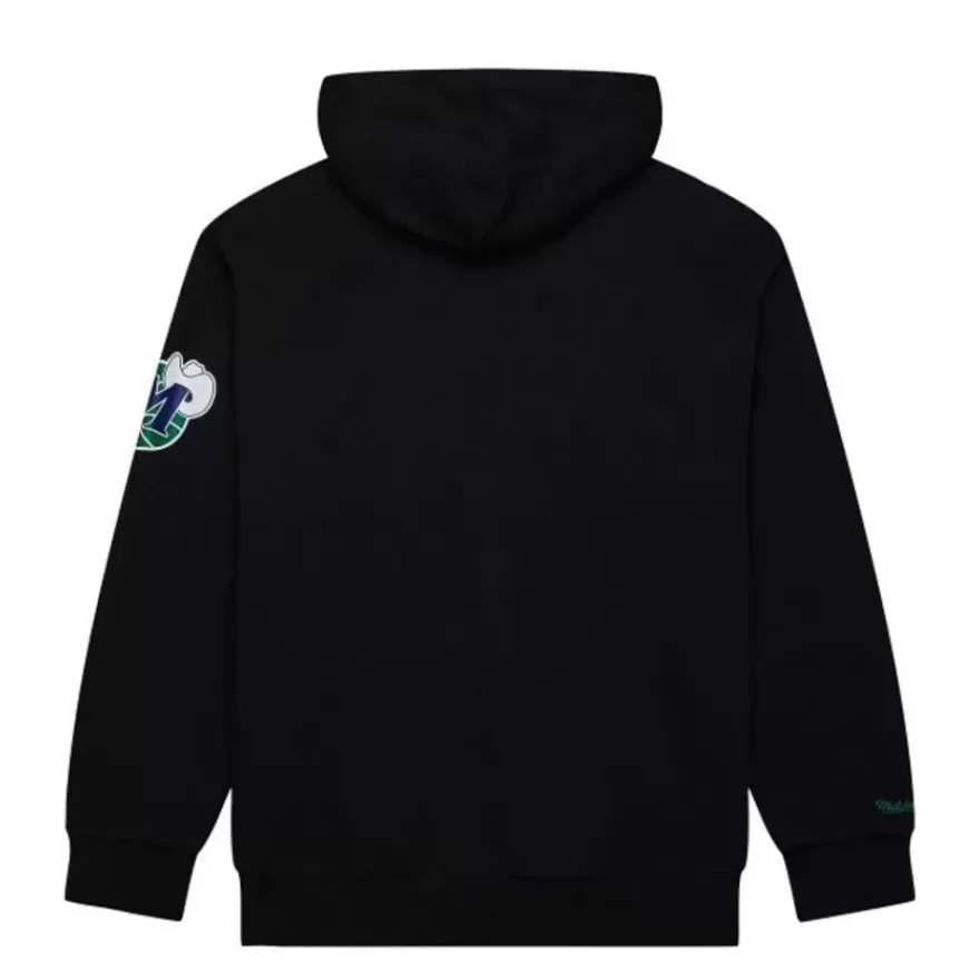 Mitchell & Ness Hoodies & Sweatshirts-Game Time Fleece Hoodie Vintage Logo Dallas Mavericks