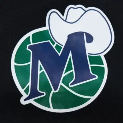 Mitchell & Ness Hoodies & Sweatshirts-Game Time Fleece Hoodie Vintage Logo Dallas Mavericks