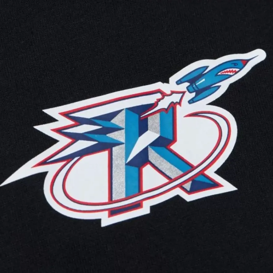 Mitchell & Ness Hoodies & Sweatshirts-Game Time Fleece Hoodie Vintage Logo Houston Rockets