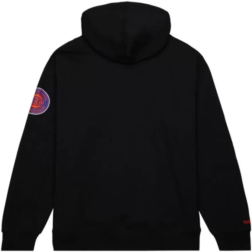 Mitchell & Ness Hoodies & Sweatshirts-Game Time Fleece Hoodie Vintage Logo New York Knicks