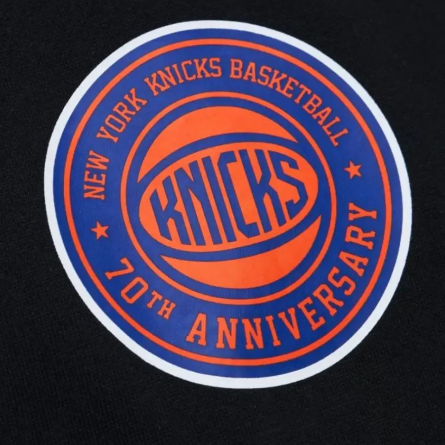 Mitchell & Ness Hoodies & Sweatshirts-Game Time Fleece Hoodie Vintage Logo New York Knicks