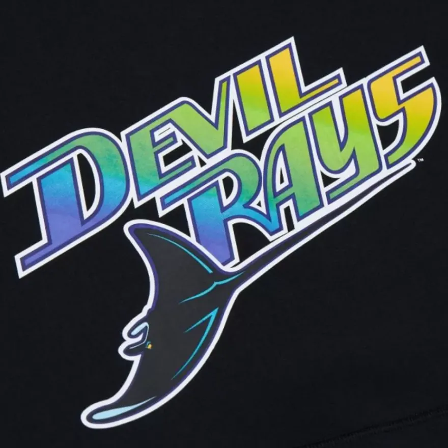 Mitchell & Ness Hoodies & Sweatshirts-Game Time Fleece Hoodie Vintage Logo Tampa Bay Rays