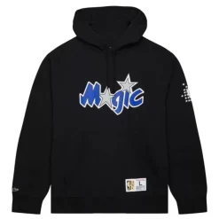 Mitchell & Ness Hoodies & Sweatshirts-Game Time Fleece Hoodie Vintage Logo Orlando Magic