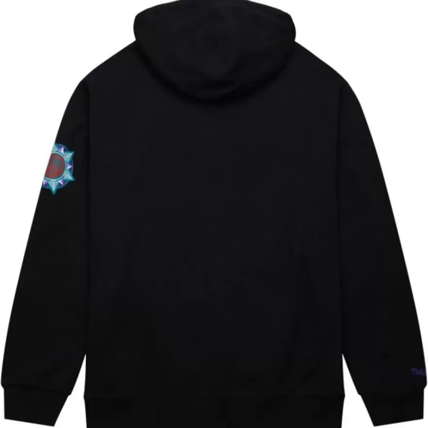 Mitchell & Ness Hoodies & Sweatshirts-Game Time Fleece Hoodie Vintage Logo Utah Jazz