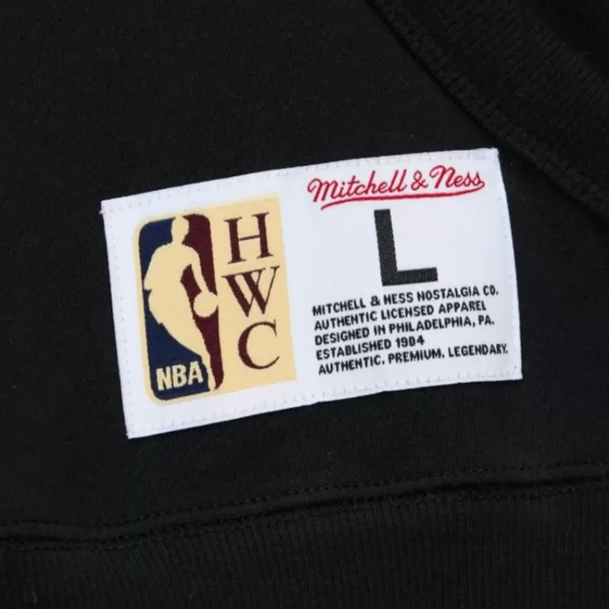 Mitchell & Ness Hoodies & Sweatshirts-Game Time Fleece Hoodie Vintage Logo Utah Jazz