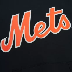 Mitchell & Ness Hoodies & Sweatshirts-Game Time Fleece Hoodie Vintage Logo New York Mets