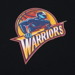 Mitchell & Ness Hoodies & Sweatshirts-Game Time Fleece Hoodie Vintage Logo Golden State Warriors