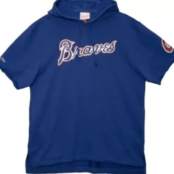 Mitchell & Ness T-Shirts & Tops-Gameday Ss Ft Hoodie Atlanta Braves