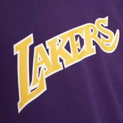 Mitchell & Ness T-Shirts & Tops-Gameday Ss Ft Hoodie Los Angeles Lakers