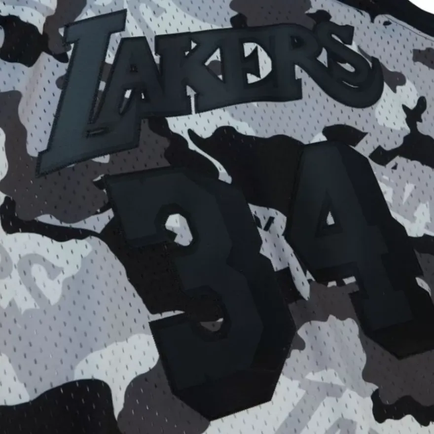 Mitchell & Ness Nba Swingman-Ghost Black Camo Swingman Shaquille O'Neal Los Angeles Lakers 1996-97 Jersey