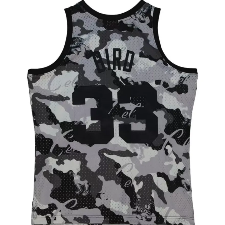 Mitchell & Ness Nba Swingman-Ghost Black Camo Swingman Larry Bird Boston Celtics 1985-86 Jersey