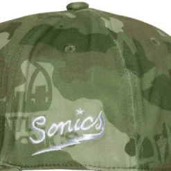Mitchell & Ness Fitted-Ghost Camo Stretch Fitted Hwc Seattle Supersonics